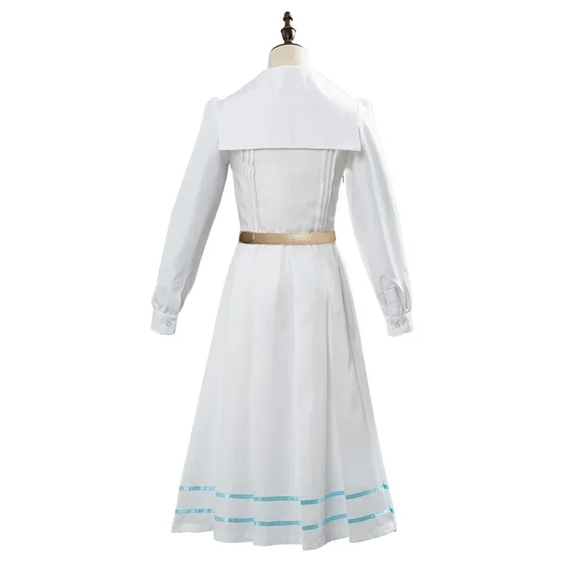 Anime Beastar Costume Cosplay Haru Travestimento Abito bianco per donna Simpatico coniglio Lolita Set Uniforme per ragazze Carnevale di Halloween