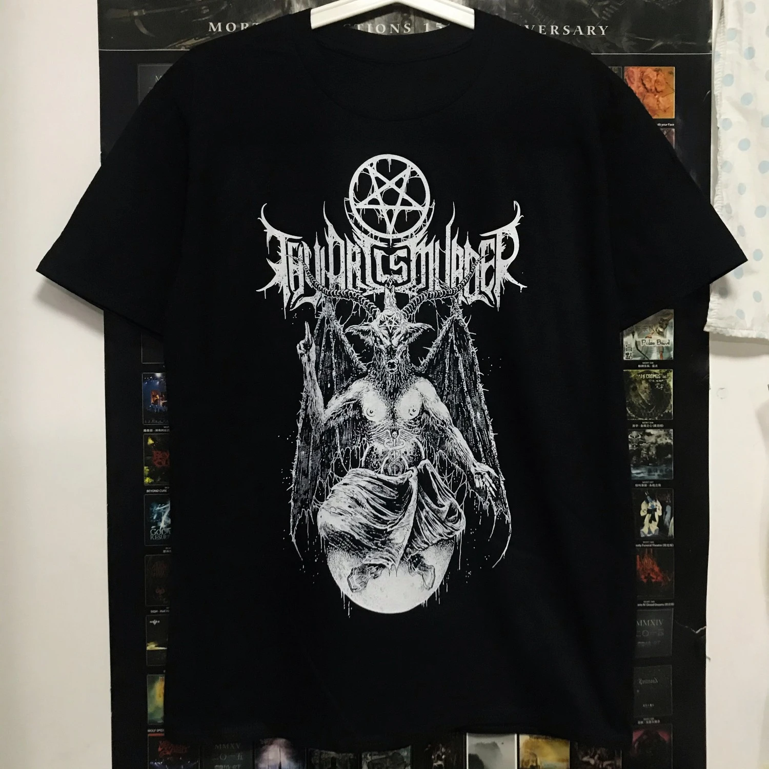 

Men's and Women's Rock Short Sleeve T-Shirts Around the Band European American Niche Tide Metal Rock Rock Personalized