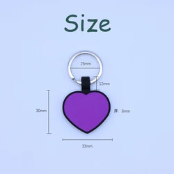 Etiqueta identificativa grabable para perro y gato – Silicona corazón