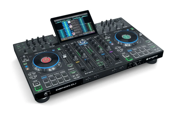 DJ Prime 4 Edição Limitada Branco Mixer Controlador Sistema, Produtos 100% Originais