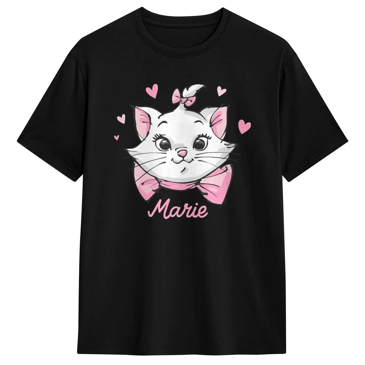 Men's The Aristocrats Marie Cat T Shirts Cotton Tops Summer Y2K Funny Short Sleeve T-Shirt O-Neck Harajuku Tee Shirt Plus Size