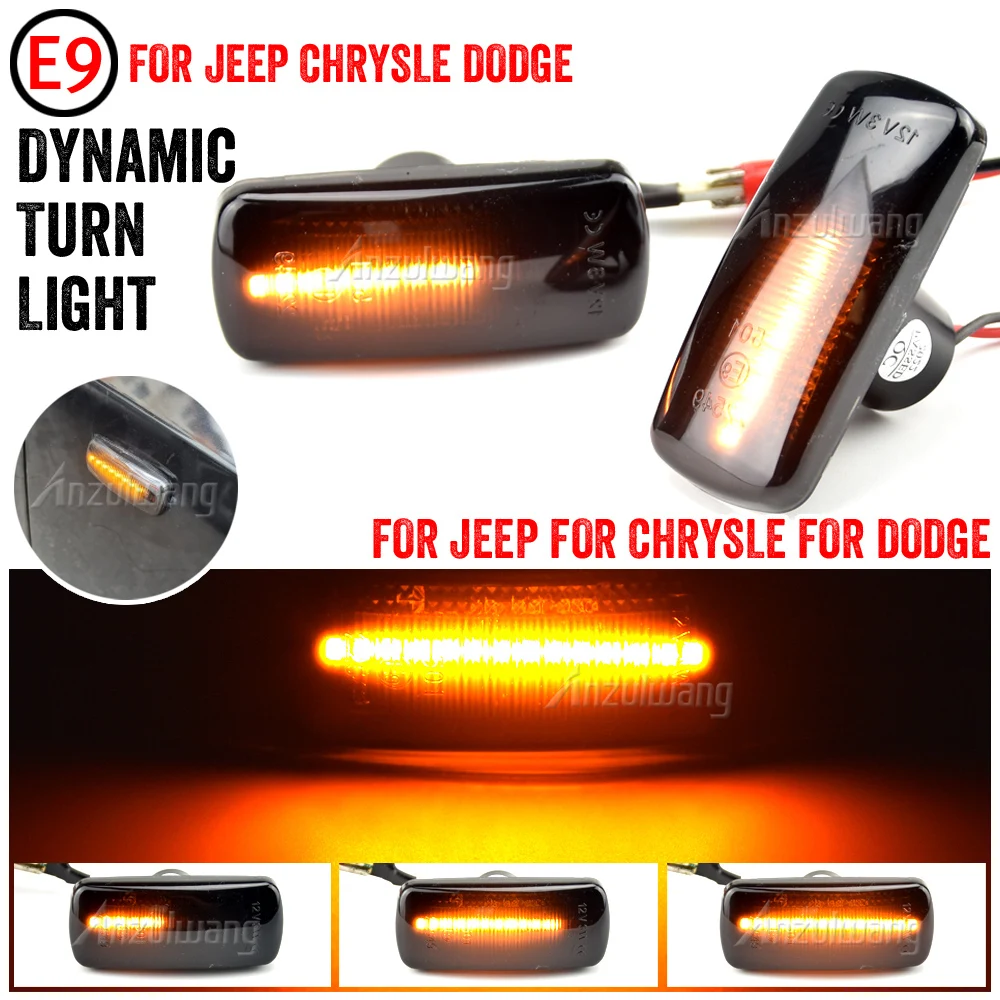 2Pcs Smoked Dynamic…