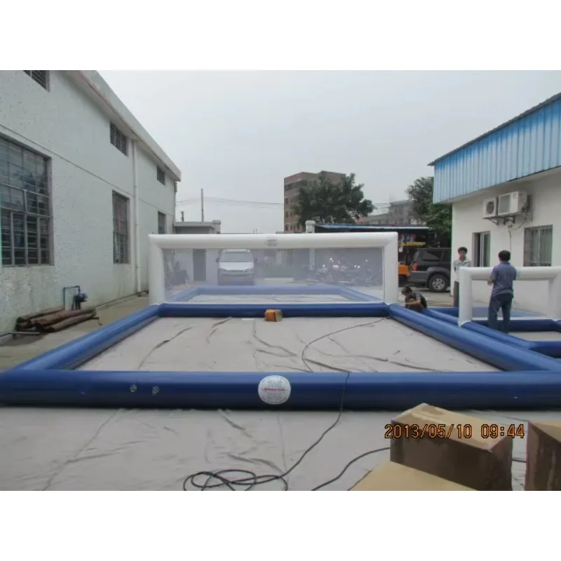 2026Patio inflable del voleibol acuático de la diversión de la playa del verano/campo inflable del voleibol de la playa para Salewoniu