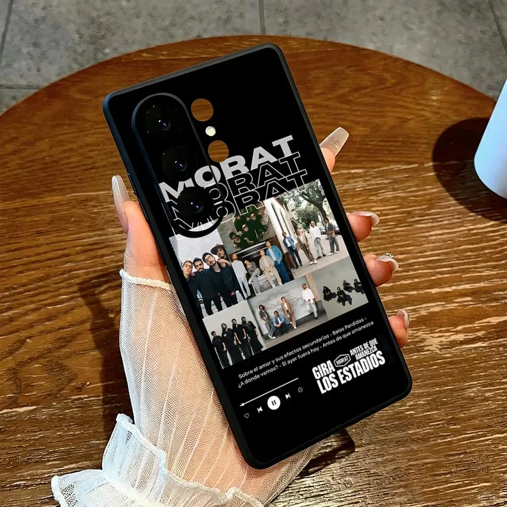 Morat Rock Band Cool Phone Case For Samsung Galaxy S26 S25 S24 S23 S22 S21 Plus Ultra Fold A Soft Black