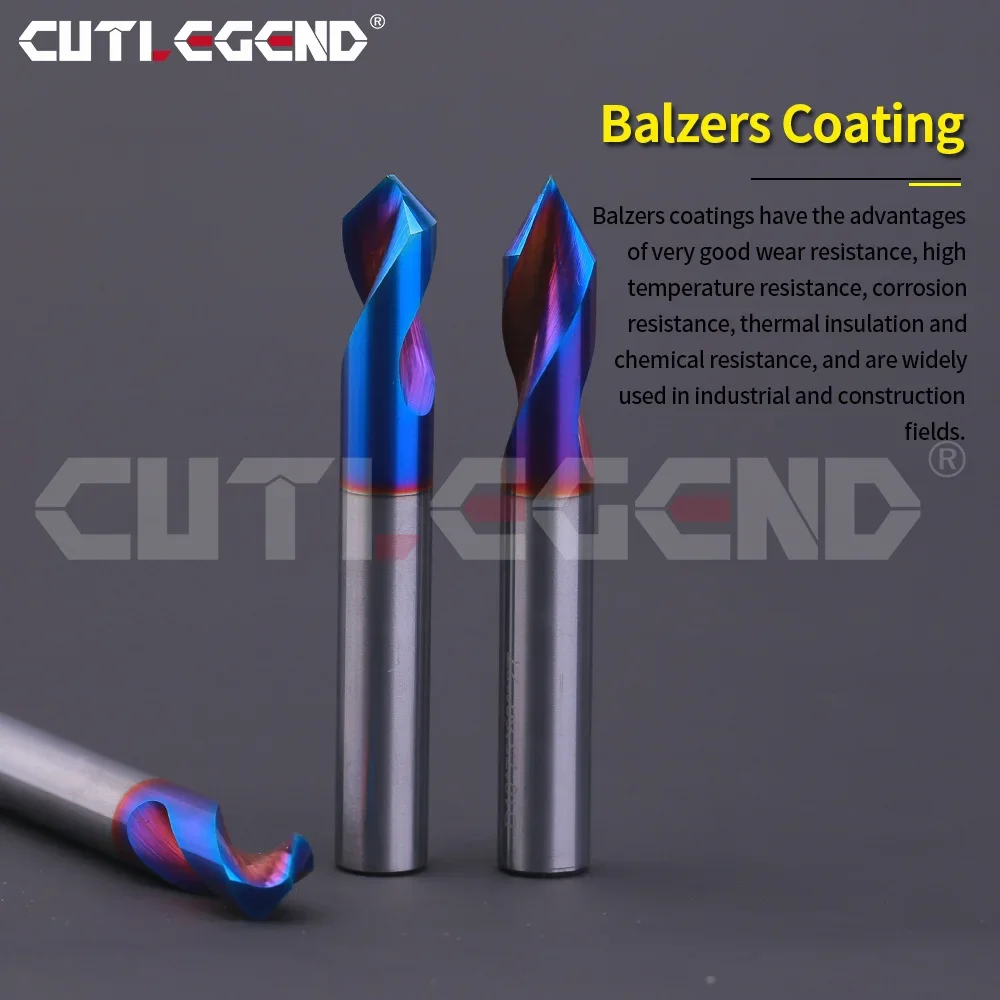 60/90/120 درجة بقعة الحفر 1 مللي متر-20 مللي متر ضياء موقع مركز بت إعداد دليل الطيار ثقب آلة أداة نانو الأزرق طلاء للصلب