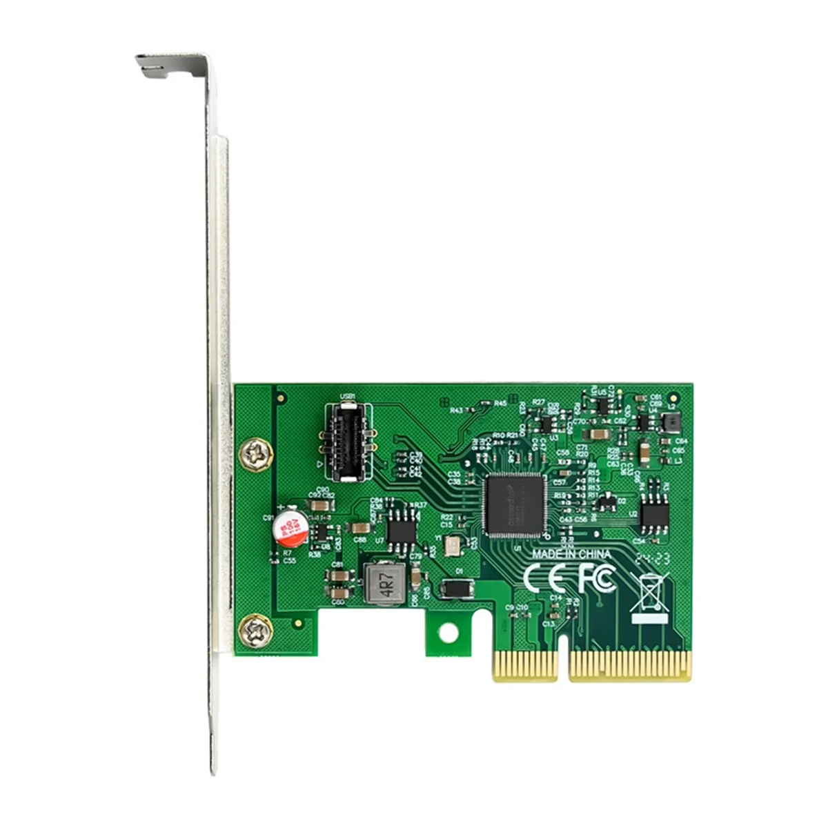 

PCI-E X4 to USB 3.2 20Gbps Type-E Expansion Card Network Adapter Card ASM3242 Chip for Win 7/Win 8/Win 10/Linux