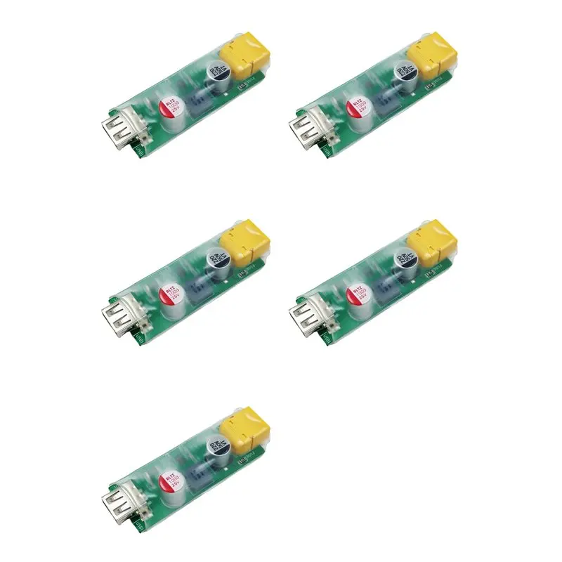 

AS95-5X 3S-6S USB-конвертер для быстрой зарядки аккумуляторов с разъемом XT60 для радиоуправляемых самолетов, вертолетов, FPV-дронов
