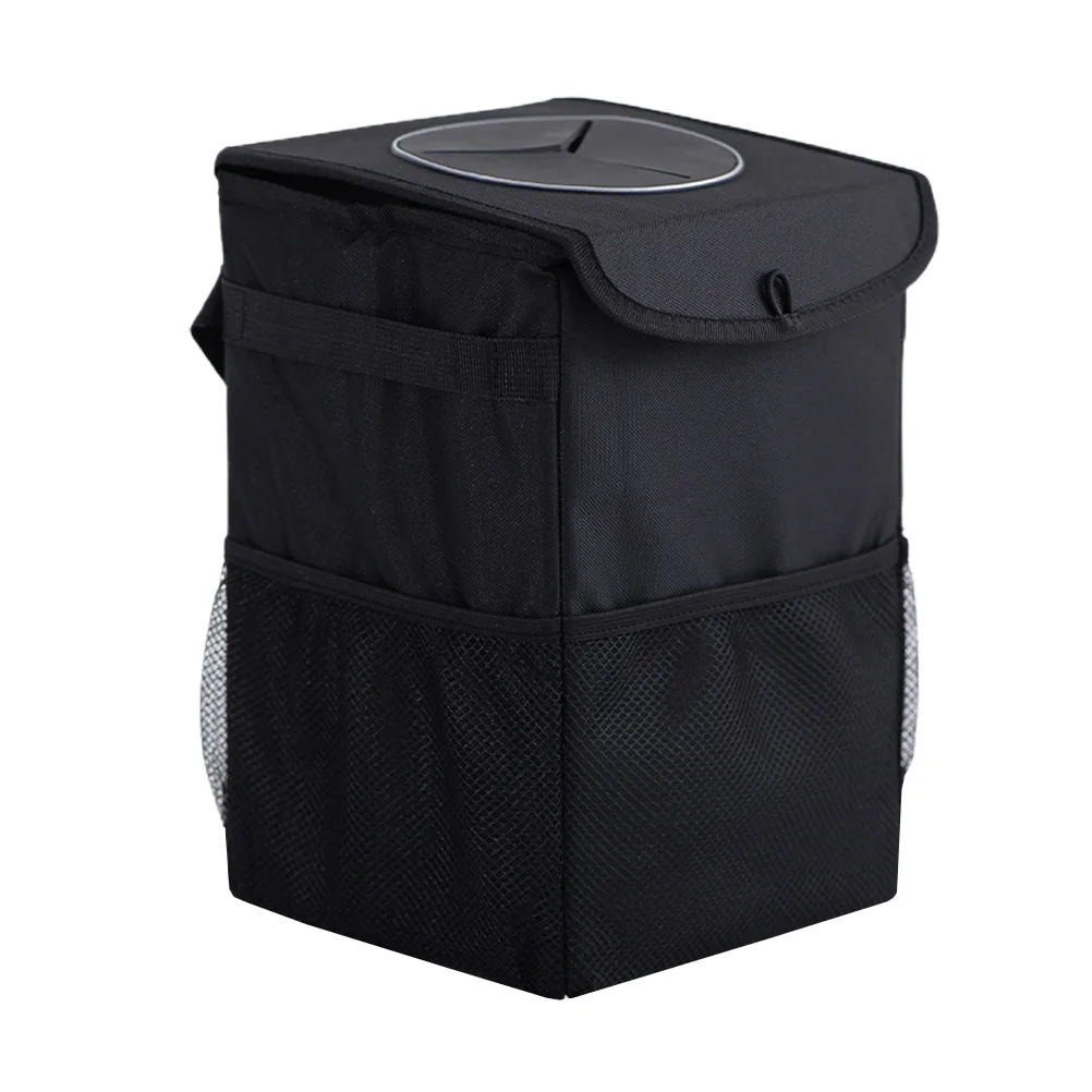 

1Pcs Oxford Cloth Car Garbage Bag Leak Proof Foldable Car Waste Container Portable Organizer