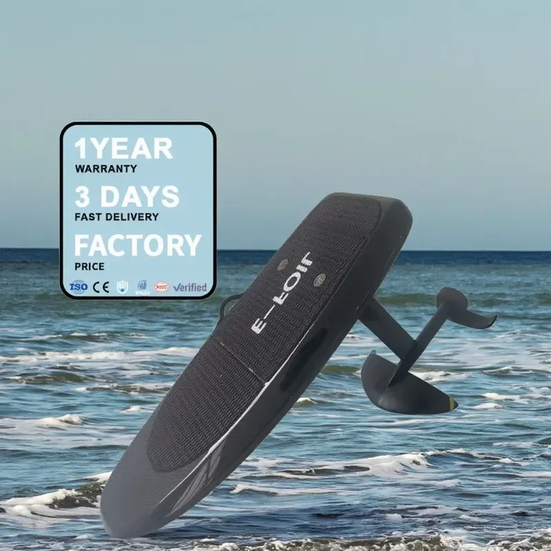 8KW Carbon Fiber Hydrofoil Electric Surfboard 45km/h Max Speed 58Ah Battery Remote Control for Ocean Lake Water Sports