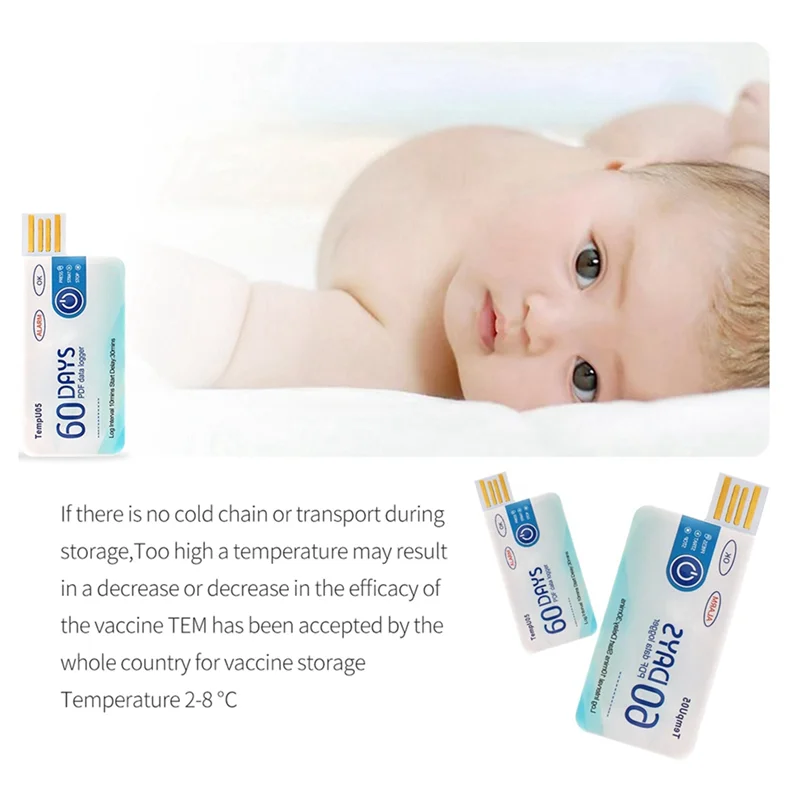 10 Pcs/Lot Tempu05 Temperature Data Logger Single Use 60 Days PDF Report USB Port Data USB Data Logger-Hot