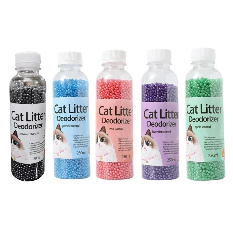 300G Kitten Toilet Cleaning, Cat Litter Deodorant Bead, Artifact Pet Odor Activated Carbon Absorbs, Cat Sand Stink-E Easy To Use