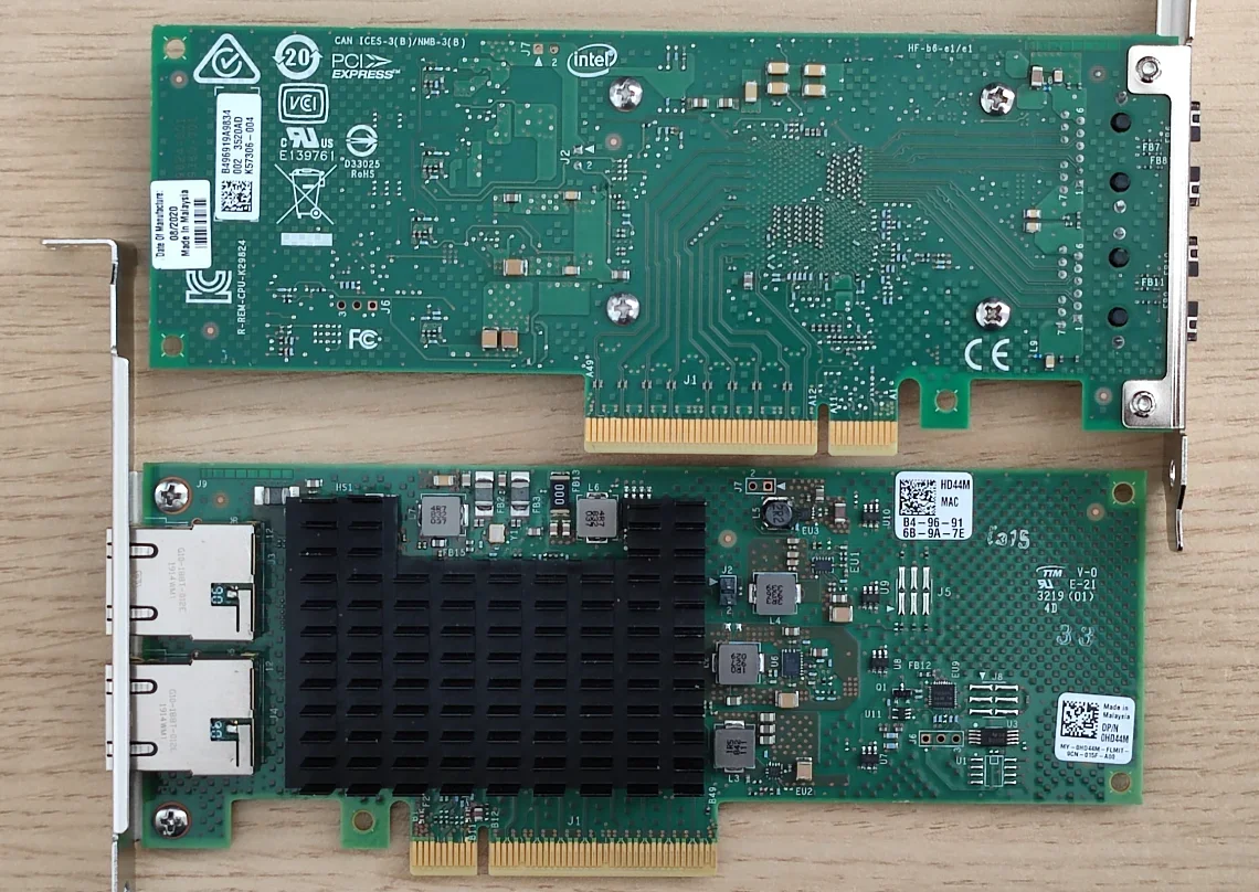 

For Dell Intel X710-T4/X710-T2L dual port 10 Gigabit electrical port network interface card PCIE