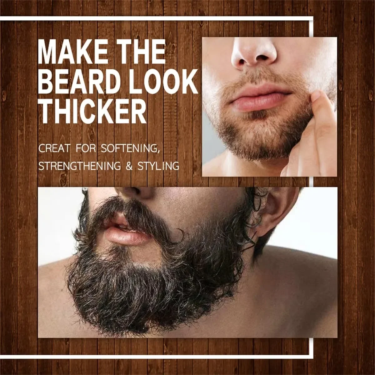 Men Beard Essential Spray Increase Moisturize Soft Smooth Nourish Thicken for Grooming Hair Facial Care Beard Growth Oil Care