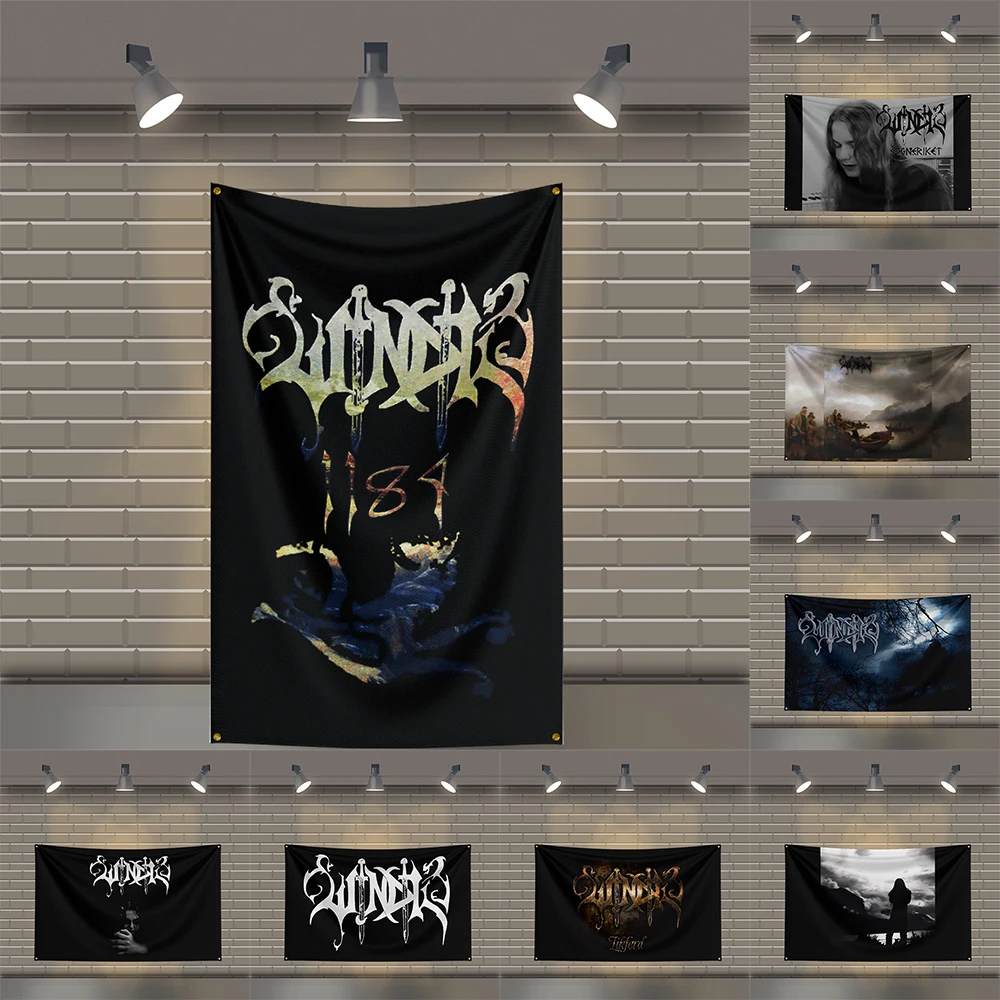 

3x5 Ft W-Windirs Heavy Metal Band Flag Rock Music Wall Banner for Bedroom Studio Bar Concert Outdoor Decor
