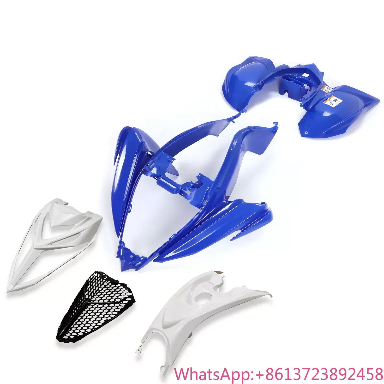 

New for YAMAHA Raptor 700 2006-2024 Plastics Bodywork Fenders COMPLETE SET BLUE