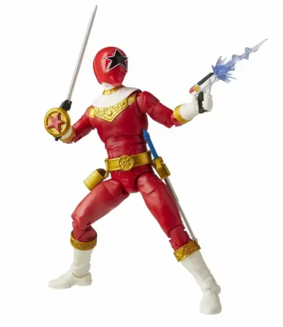 مجموعة هاسبرو باور رينجرز لايتنينج الأصلية زيو ريد رينجر أنيمي نموذج مجموعة ألعاب