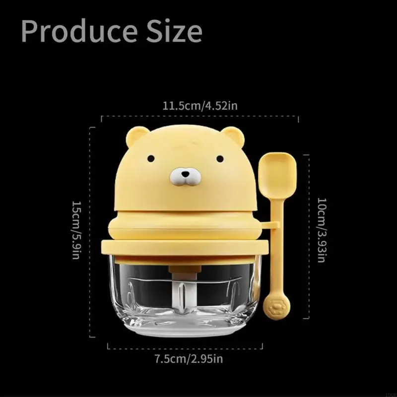 19QE اللاسلكي الخضار شرائح كهربائية مروحية مروحية الثوم الكهربائي مناسبة لإعداد الطعام السريع والآمن