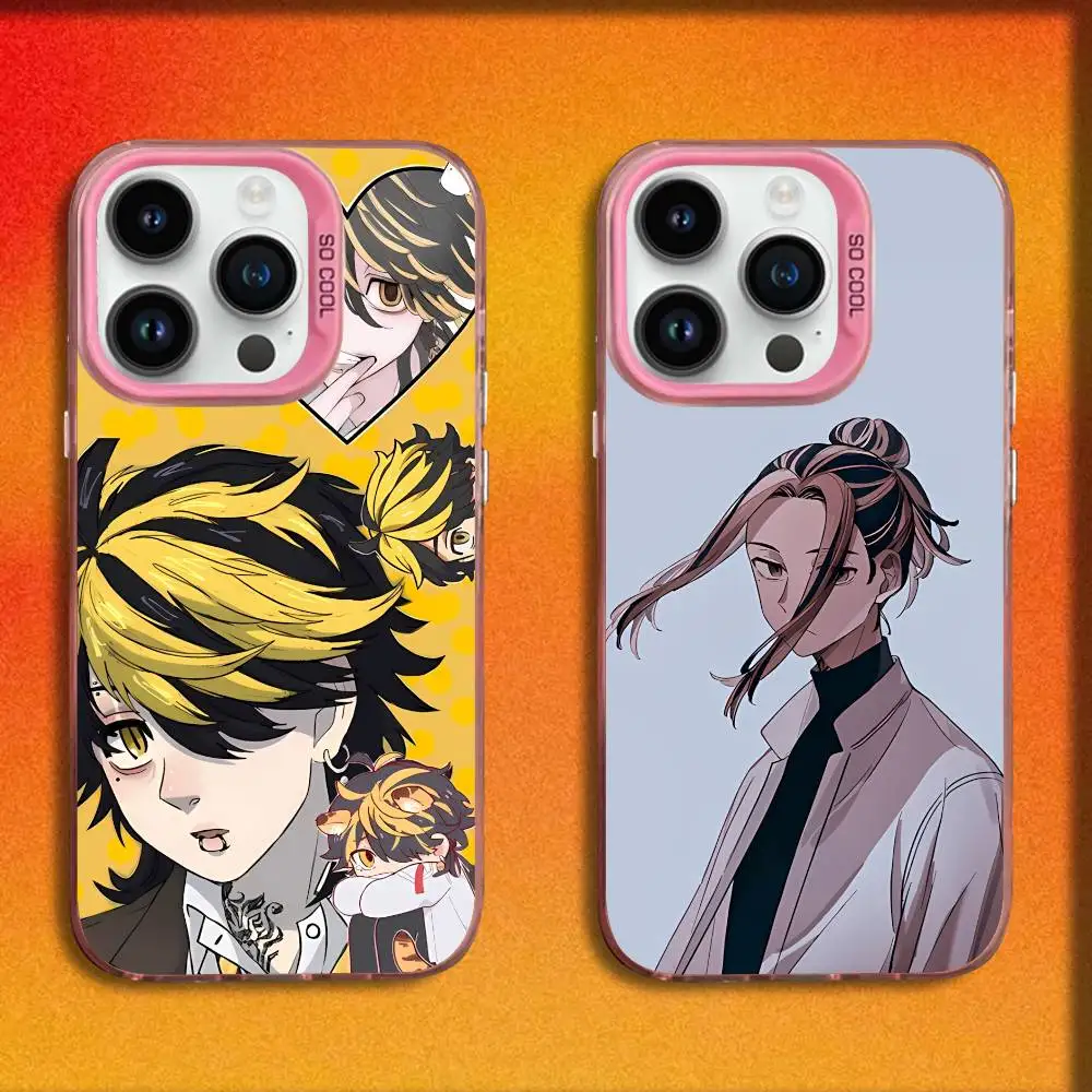 

Tokyo Kazutora Revengers Hanemiya Phone Case For iPhone 17,16,15,14,13,12,11,Pro,Max,Plus,E,SE4,Air,Mini Pink IMD Box