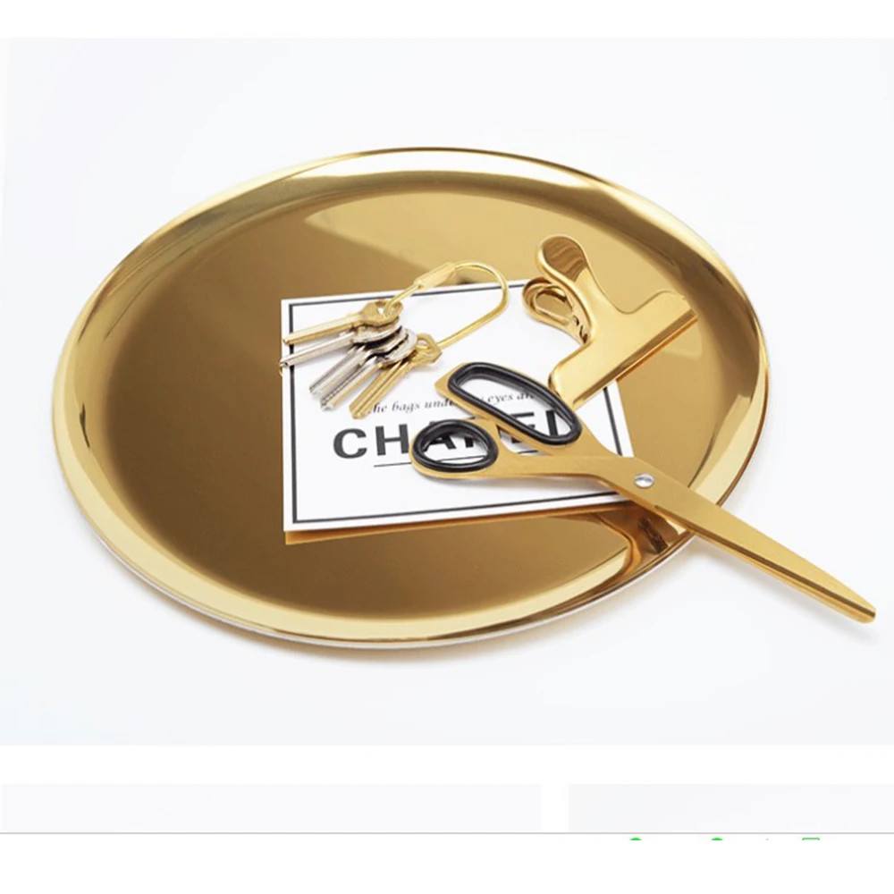 Tijeras asimétricas de acero inoxidable, accesorios sencillos dorados para oficina, cocina, hogar, Sastre, jardinería, suministros de corte, 1 piezas