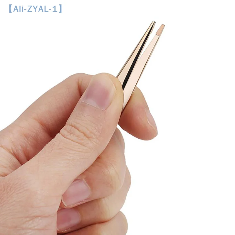【ZYAL-1】眉毛ピンセット ヘアビューティー 細い毛抜き ステンレス製 眉毛クリップ 除毛 ピンセット メイク道具