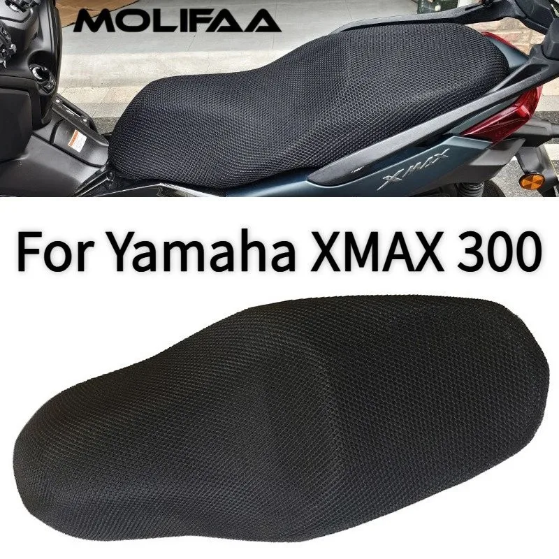

Мотоциклетный солнцезащитный 3D сетчатый чехол на сиденье для Yamaha XMAX 300 400 250 V1 V2 V3, дышащий чехол на сиденье, аксессуары