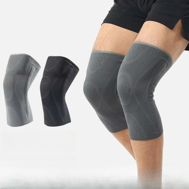 

Basketball Sports Knee Pads Fitness PProtect Knee Bilateral Cycling Protective Gear Warm Breathable Non-slip Silicone Knee Pads