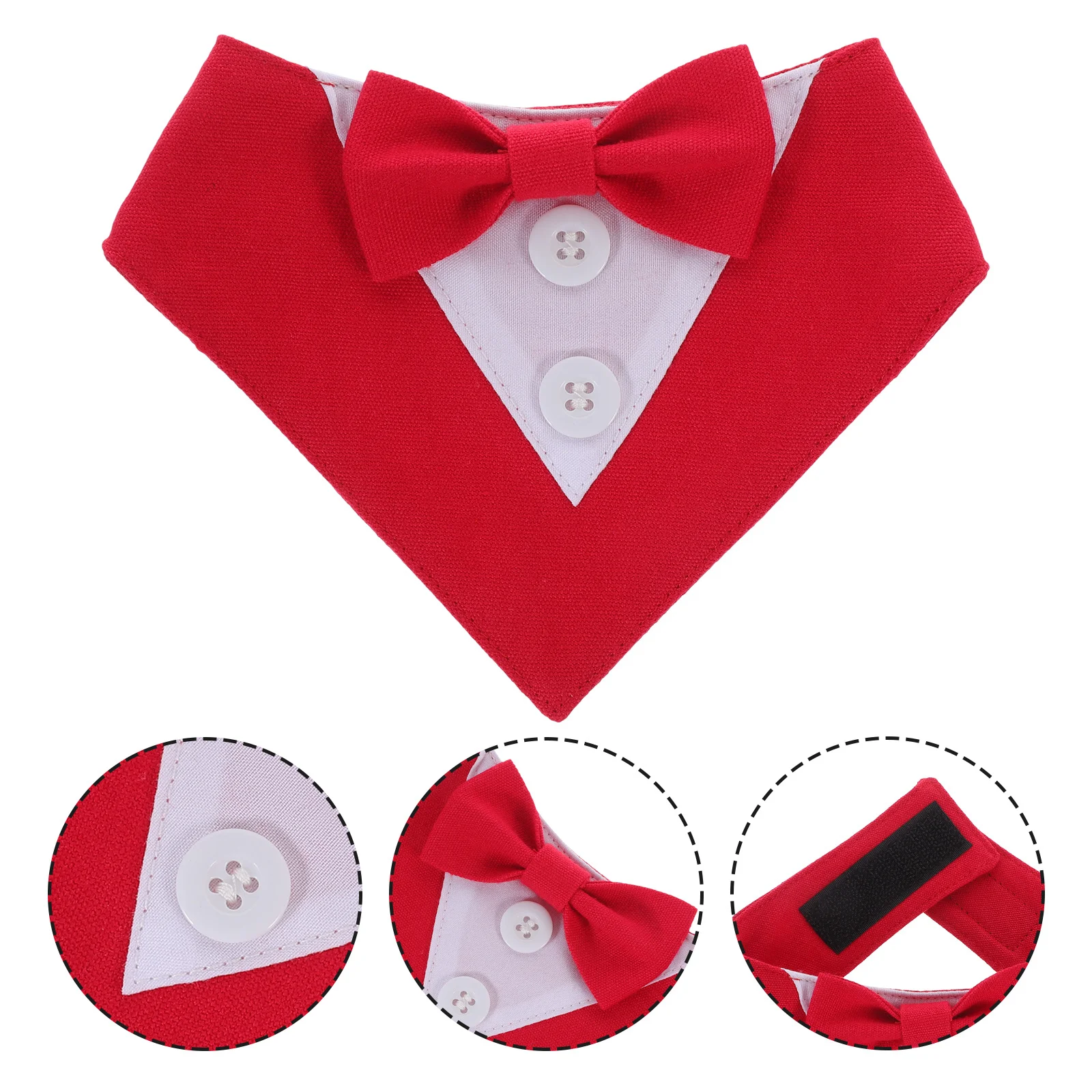 

Birthday Dog Wedding Turban Suit Costume for Dogs Grooming Polyester Cute Wear Scarves
