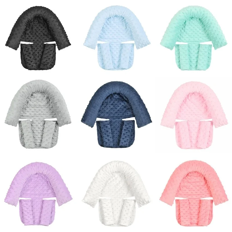 Baby Stroller Headrest Infant Car Safety Anti-Head Soft Sleeping Pillow Newborn Neck Protection Fleece Pillows Seat Head Support