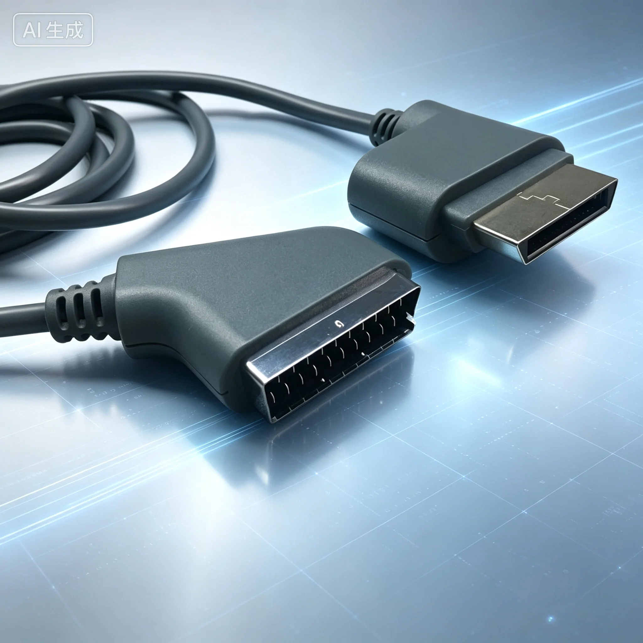 For Xbox360 SCART RGB Cable, Audio Video Lead For Euro Monitor