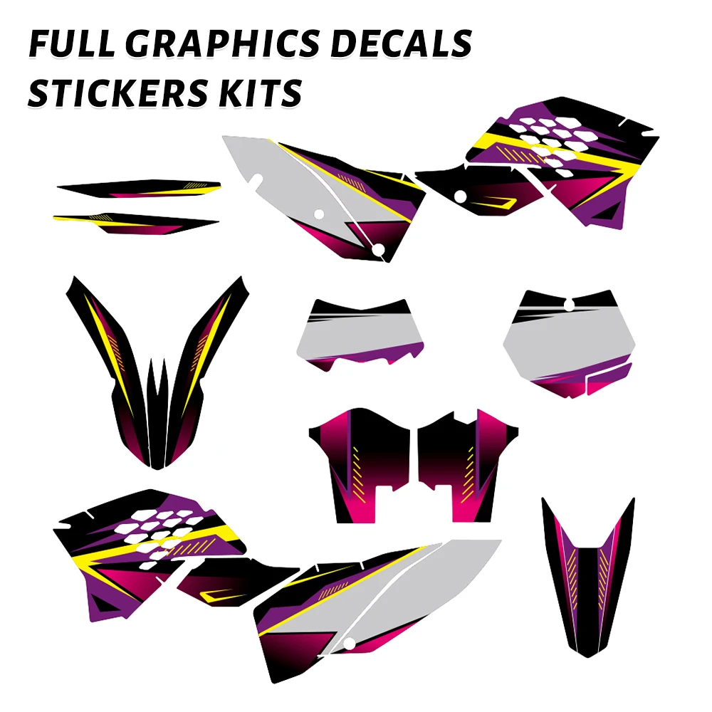 

Полный графический комплект мотоцикла, наклейки, наклейки, пригодные для KTM EXC 200 250 300 350 450 500 530 EXC XCW 2008 2009 2011