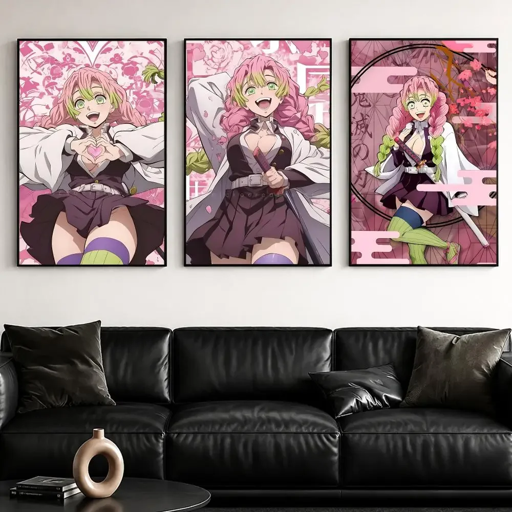 Elegant K-Kanroji MitsuriS Poster Self-Adhesive Stylish Art Print Poster Wall Home Decor