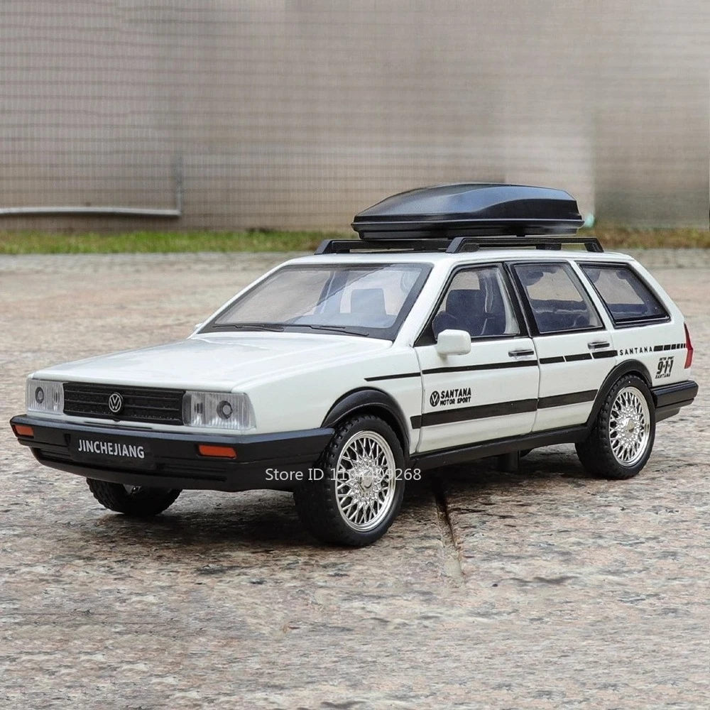 1:32 Bilancia Santana CC Modello di Auto Giocattolo Diecast In Metallo Musica Luce Tirare Indietro Simulazione Modelli di Veicoli Collezione Regali per I Ragazzi