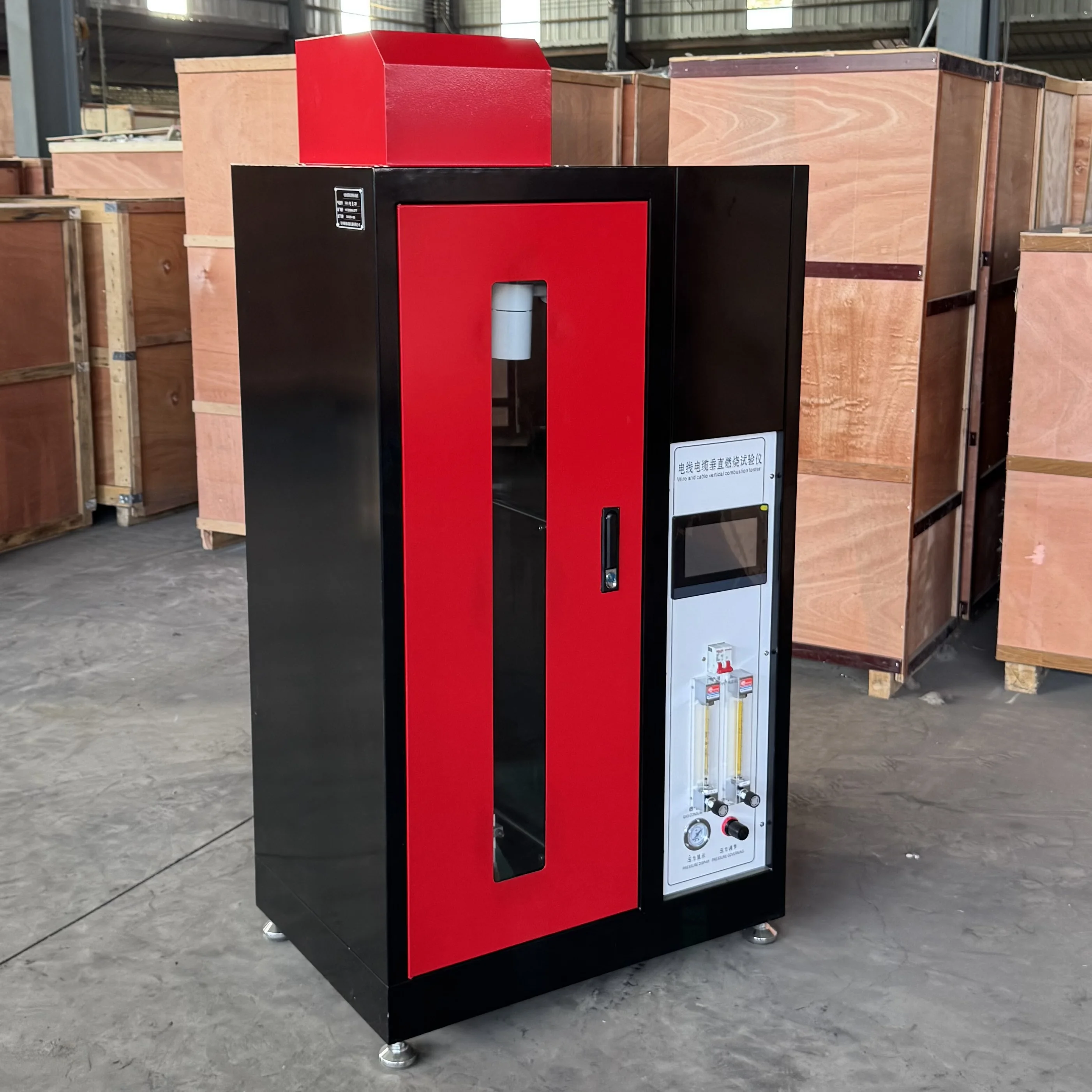 Single Wire and Cable Fire Test Instrument/Single Wire and Cable Vertical Combustion Tester Cable Flame Resistance Tester
