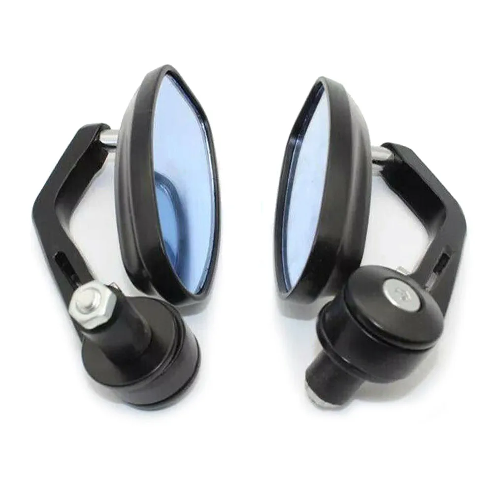 

Set of 2 Motorcycle Rearview Mirrors with Aluminum Alloy and 22mm Bar End Expansion Screw Mount Compatible with Motorbikes UK