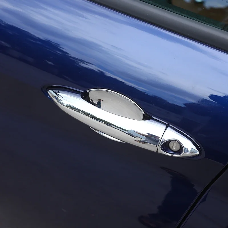 ABS Carbon Fiber Car Exterior Door Handle Grab Cover Trim For Alfa Romeo Giulia 952 Stelvio 949 2017-2020 Exterior Accessories