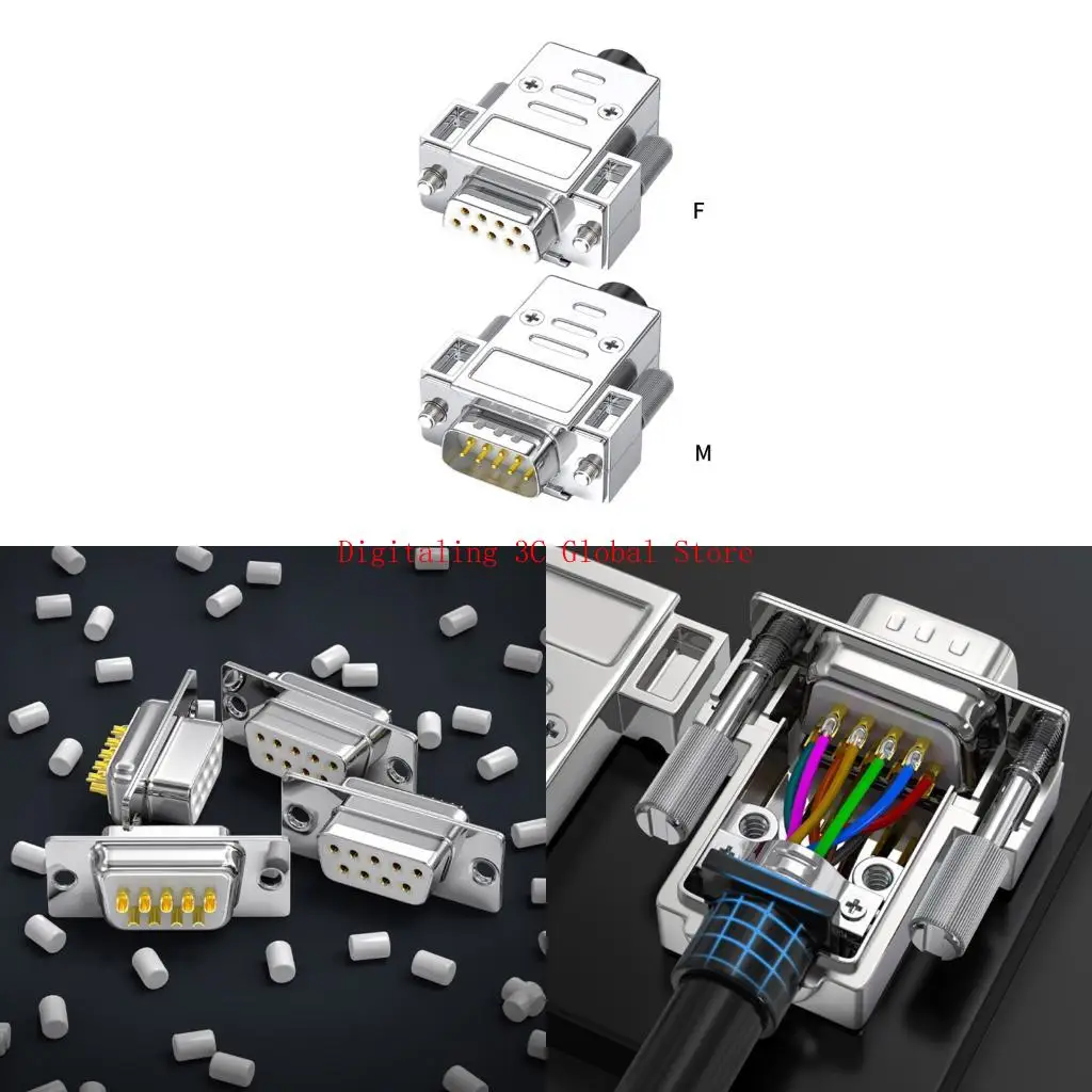 DB9 Male/Female Soc… - image