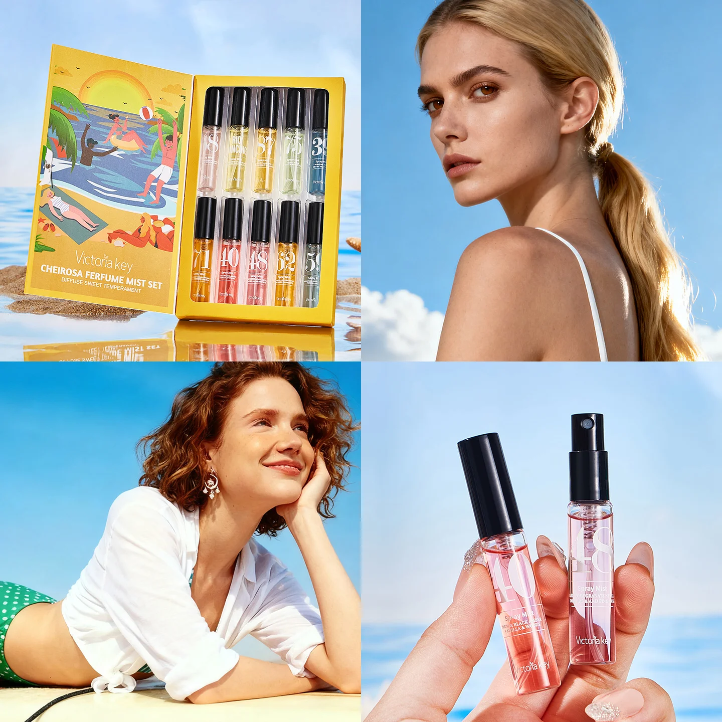 رذاذ الجسم العطري الرقمي، عطر طبيعي يدوم طويلاً، خالي من الكحول، عطر الزيوت العطرية البرازيلية المطحونة المشهورة #5