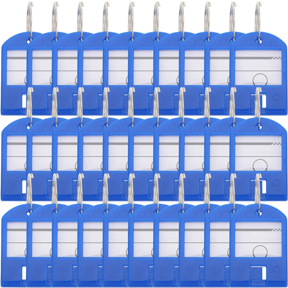 

35Pcs Plastic Key Identification Tags Numbered Writable Colorful Key Label Labels for Organizing Keys Luggage USB Flash Drives