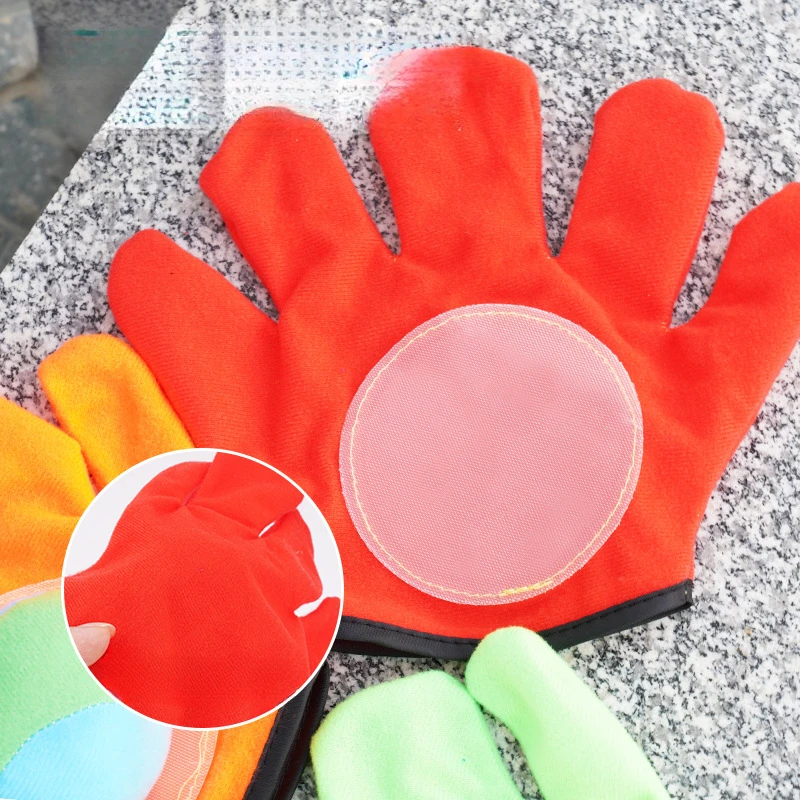 Guantes de bola pegajosos con ventosa, Bola de captura para padres e hijos, diversión para niños, educación de la primera infancia, Velcro pegajoso, al aire libre