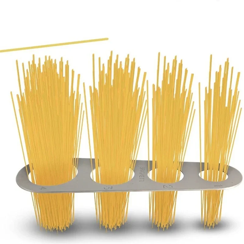 Stainless Steel Spaghetti Measurer Pasta Noodle Measure Cook Kitchen Cake Ruler Tapeline Free Measuring Kitchen Tools Gadgets