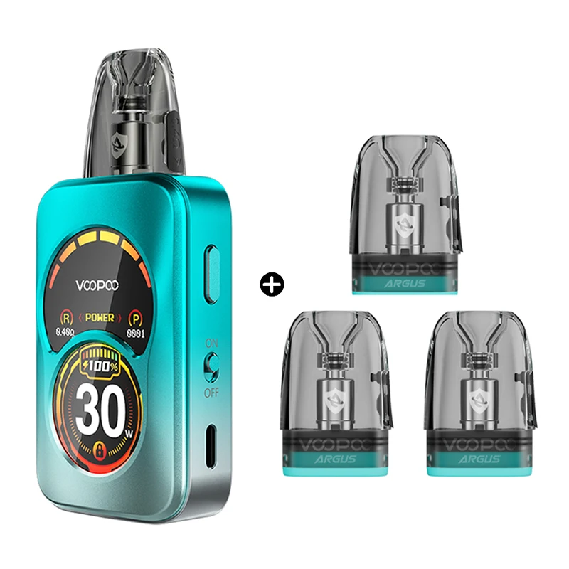 الأصلي VOOPOO Argus A Kit 30W Pod Vape + 3 قطعة اضافية 3 مللي Argus Top ملء خرطوشة V2 0.4ohm أو 0.7ohm E السجائر اختياري