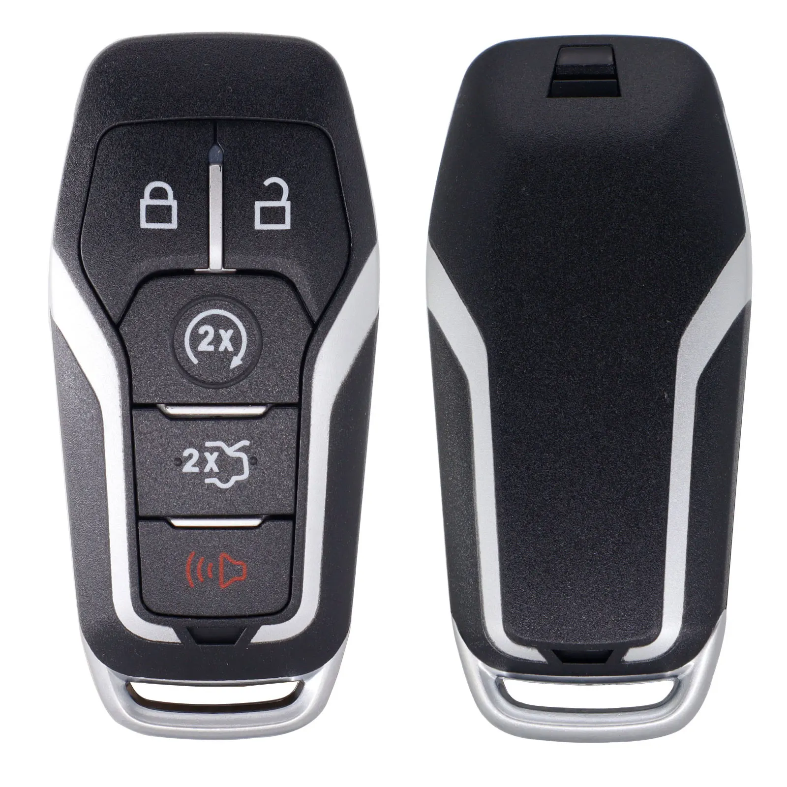 Keyless Shell Smart Fob Car Uncut Case Remote For Ford F-150 Fusion Edge Mustang Explorer 2015-18 Lincoln MKZ MKC MKX 5 Buttons