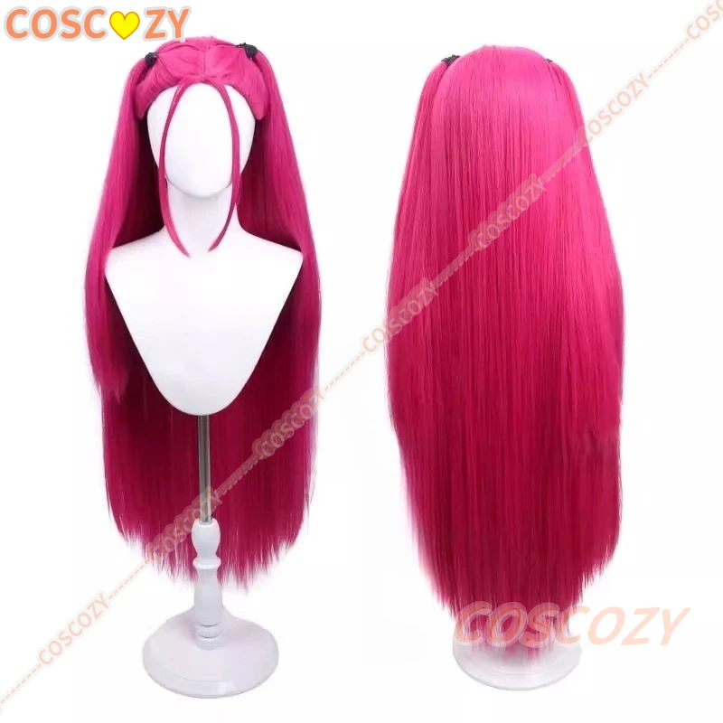 In Voorraad-2025 Film K-Pop Demon Rumi Hunters Stage Lumi Mira Zoe Cosplay Paars Lange Pruik Vlecht haar Halloween Meisje Groep Pruiken