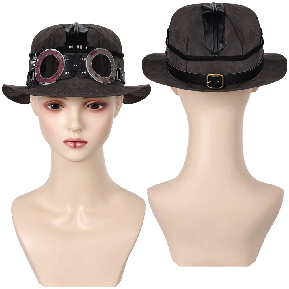 Kids Arcane Isha Cosplay Fantasia Hoed Jas Broek Kostuum Spel Vermomming Meisjes Jongens Kinderen Halloween Carnaval Rollenspel Pak