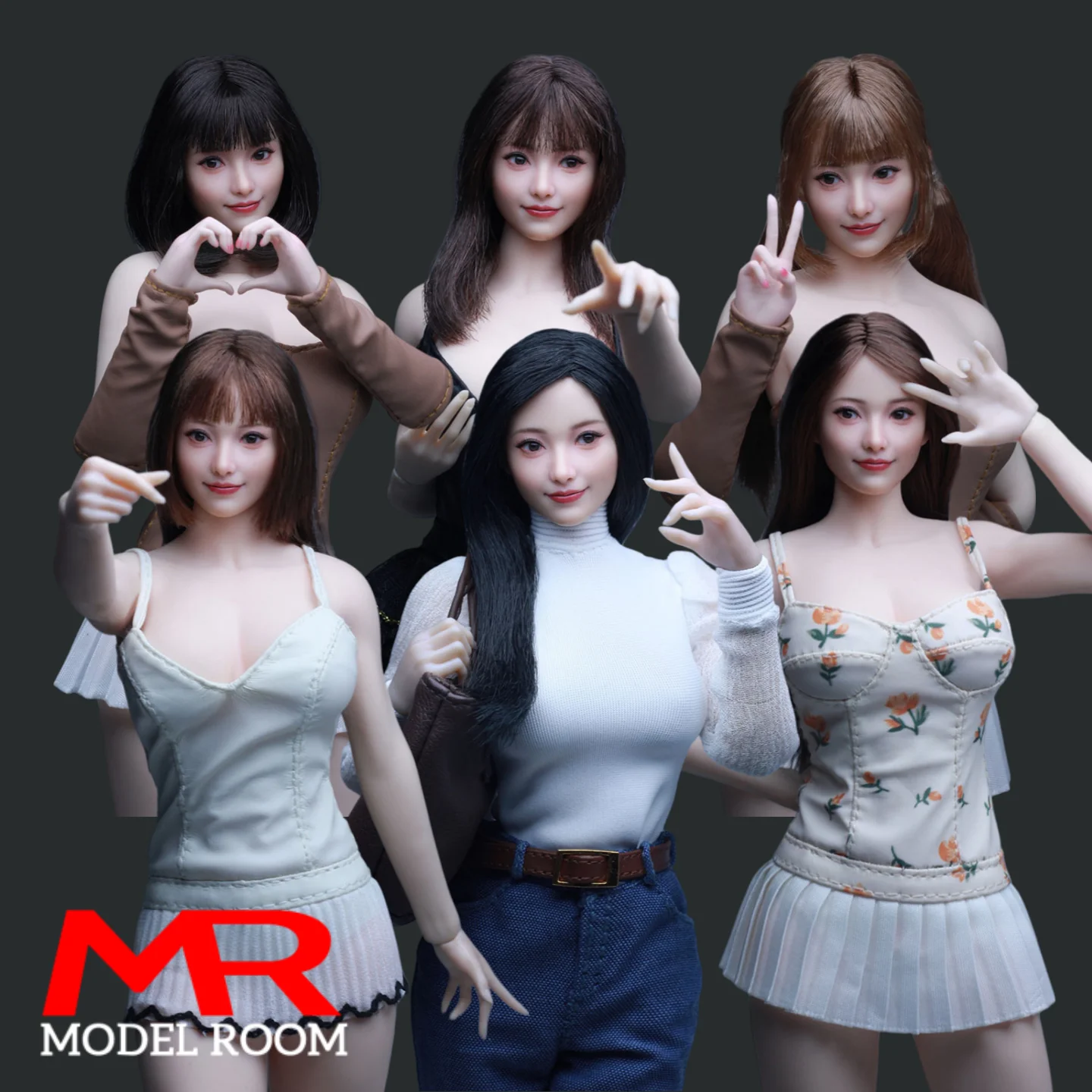 

Z6TOYS ZC021 масштаб 1/6, милая девушка, подвижные глаза, голова, скульптура, резьба, модель, подходит для 12-дюймовой фигурки солдата, тело куклы