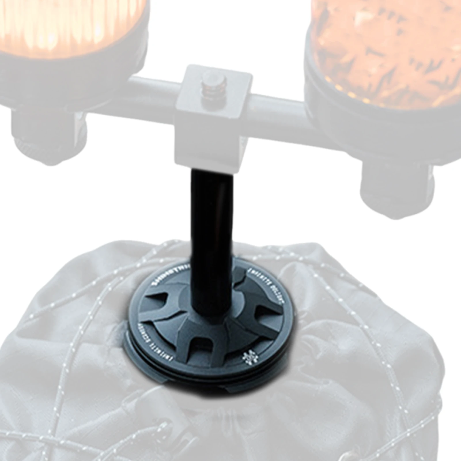 

Lightweight Flat Gas Canister Cover Aluminum Alloy Outdoor Gas Canister Cap for Fishing Picnic Hiking Garden