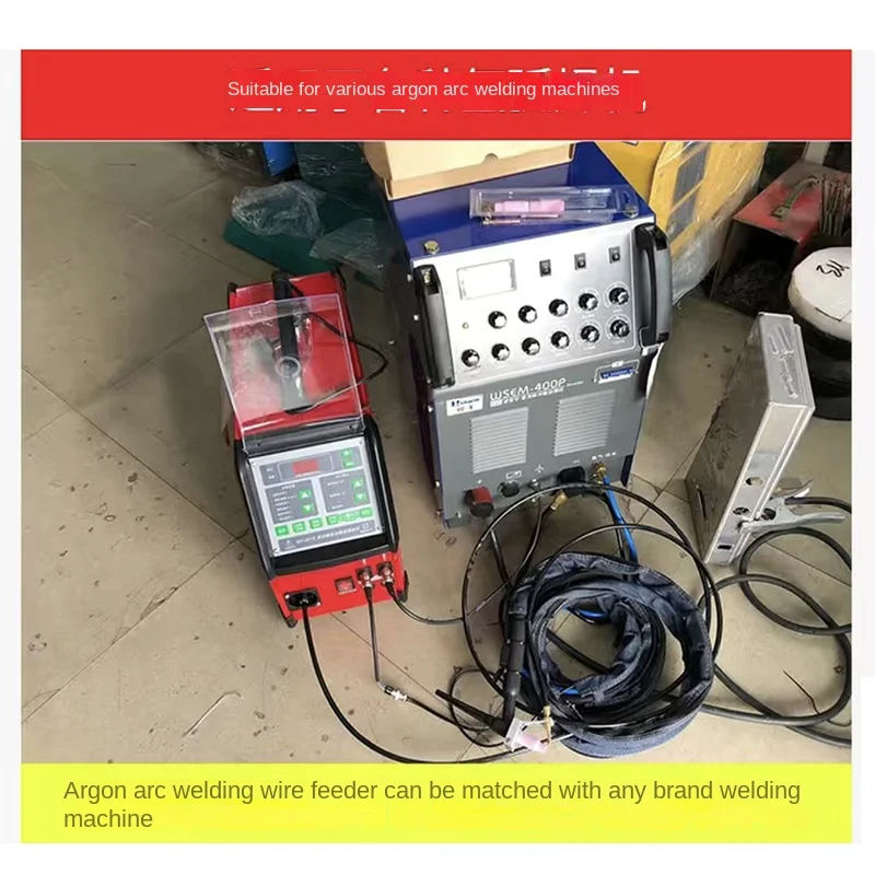 WF-007A Tig Cold Wire Feeder Feeding Machine Digital Controlled for Pulse Tig Welding 220V / 110V English Panel