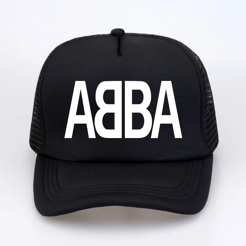 ABBA baseball cap Men Women\'s 90S Inspired ABBA hat rock Band Dad Snapback hat fashion casual mesh trucker hat gorras hombre