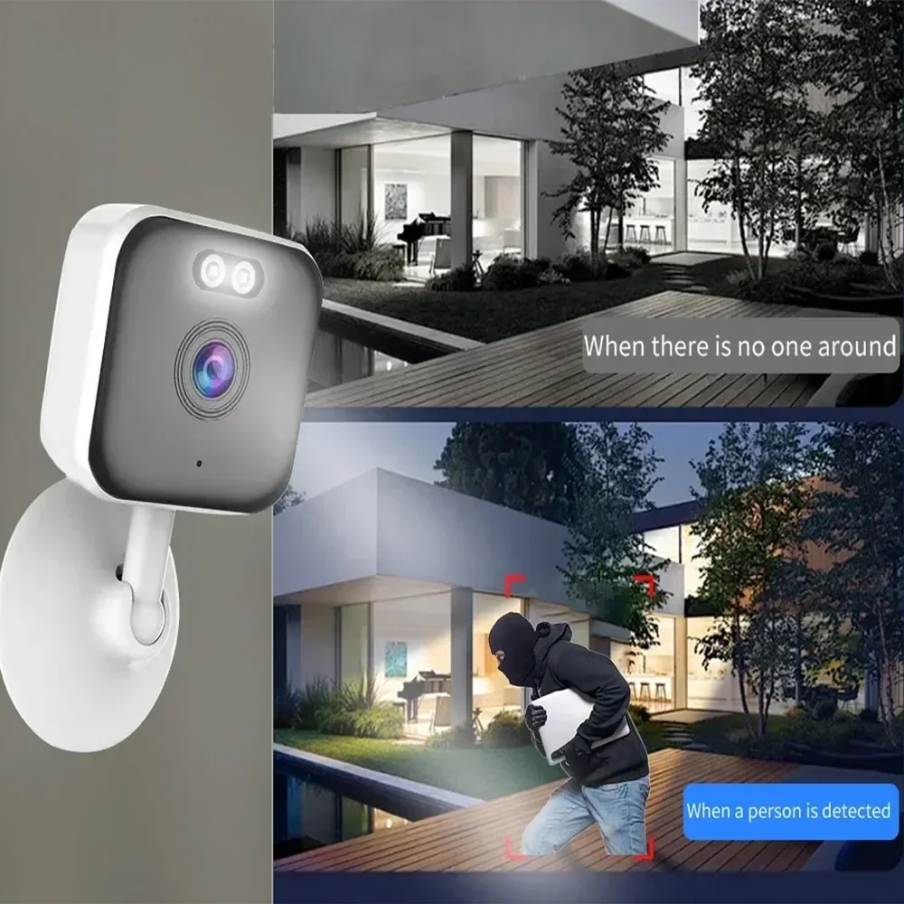 1080P واي فاي كاميرا IP داخلي كاميرا الطفل كشف الحركة اتجاهين الصوت مراقبة الطفل كاميرا مراقبة لاسلكية كاميرات مكعب صغير