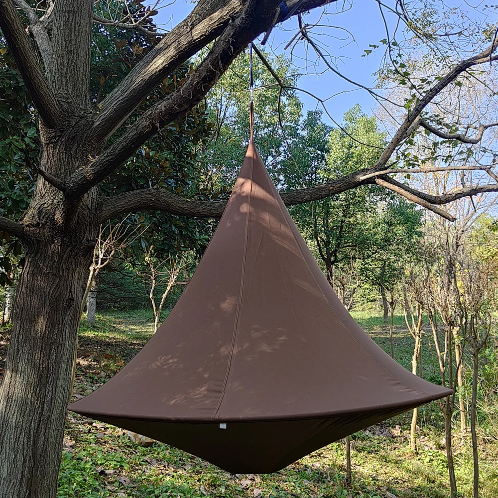 Round Swing Hanging Chair Hammock Stand Rope Hamaca Seat Single Courtyard Outdoor Hammock Canvas Cacoon Tent